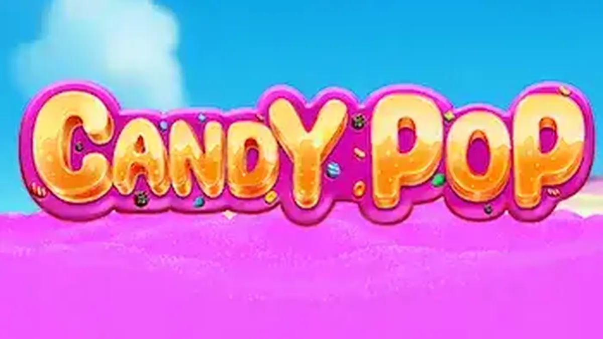 Tampilan visual slot Candy Pop dengan tema permen yang penuh warna